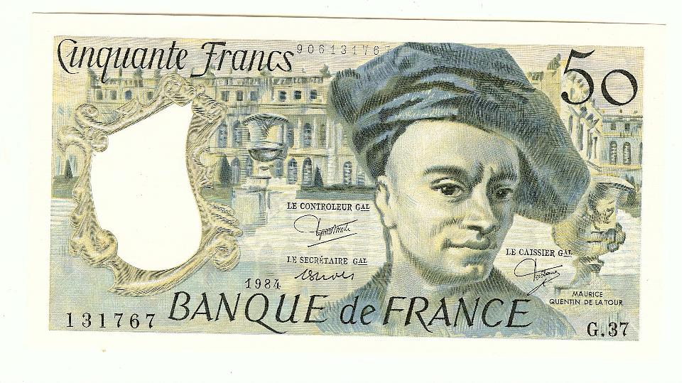 50 Francs (Quentin) 1984 Unc